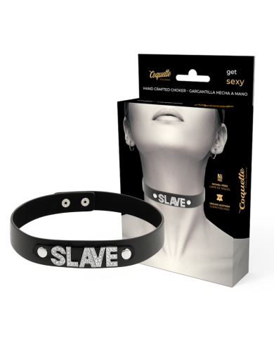 COQUETTE CHIC DESIRE CHOKER CUERO VEGANO SLAVE COQUETTE CHIC DESIRE CHOKER CUERO VEGANO SLAVE