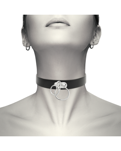 COQUETTE CHIC DESIRE CHOKER CUERO VEGANO DOBLE ANILLA COQUETTE CHIC DESIRE CHOKER CUERO VEGANO DOBLE ANILLA