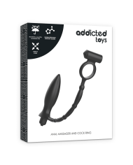 ADDICTED TOYS PLUG ANAL CON ANILLO VIBRADOR