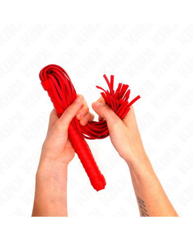 KINK LATIGO CON MANGO TEXTURIZADO ROJO 485 CM KINK LATIGO CON MANGO TEXTURIZADO ROJO 485 CM