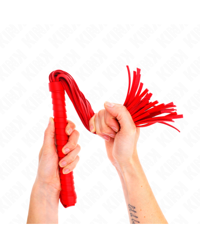KINK LATIGO CON MANGO TEXTURIZADO ROJO 485 CM KINK LATIGO CON MANGO TEXTURIZADO ROJO 485 CM