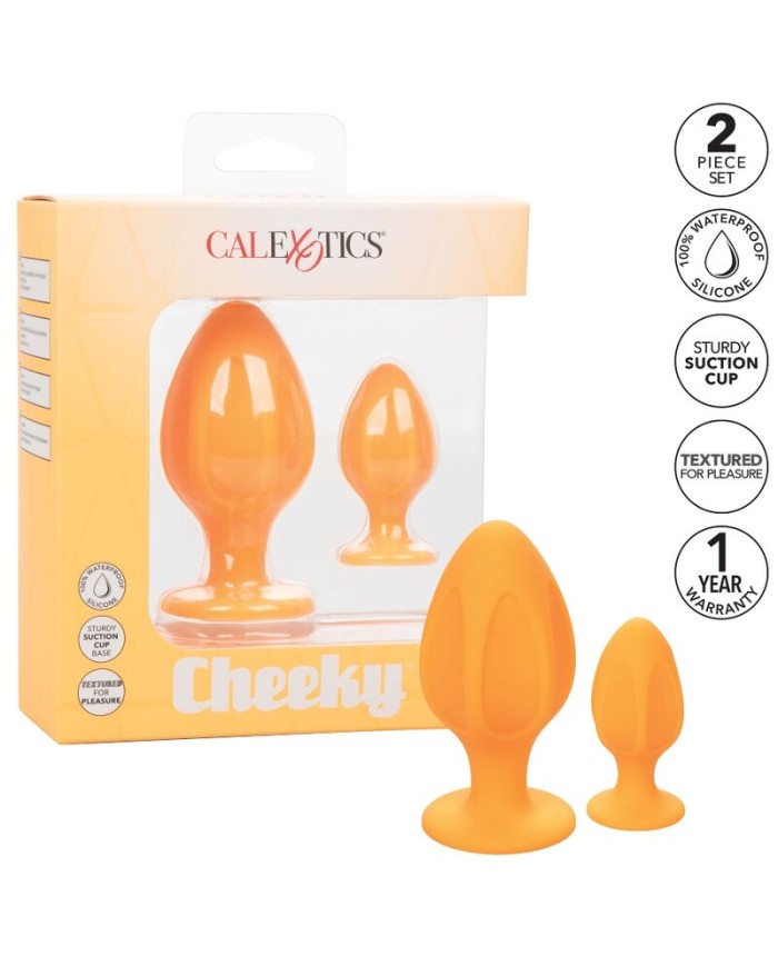 CALIFORNIA EXOTICS CHEEKY PLUGS ANALES NARANJA