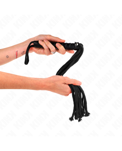 KINK LATIGO DE CUERDA NEGRO 56 CM KINK LATIGO DE CUERDA NEGRO 56 CM
