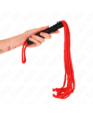 KINK LATIGO DE CUERDA ROJO 56 CM KINK LATIGO DE CUERDA ROJO 56 CM
