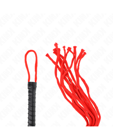 KINK LATIGO DE CUERDA ROJO 56 CM KINK LATIGO DE CUERDA ROJO 56 CM