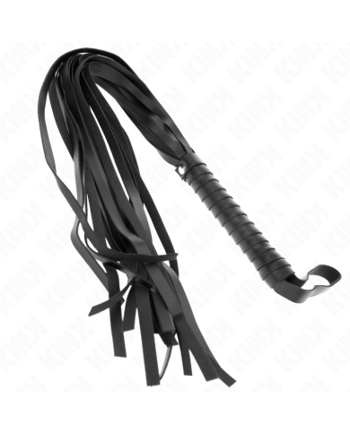 KINK LATIGO DE COLA LARGA Y MANGO CORTO NEGRO 70 CM KINK LATIGO DE COLA LARGA Y MANGO CORTO NEGRO 70 CM