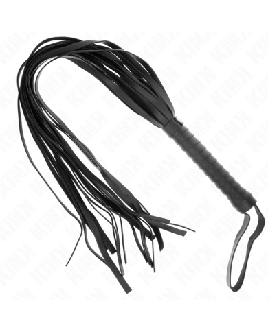 KINK LATIGO DE COLA LARGA Y MANGO CORTO NEGRO 70 CM KINK LATIGO DE COLA LARGA Y MANGO CORTO NEGRO 70 CM