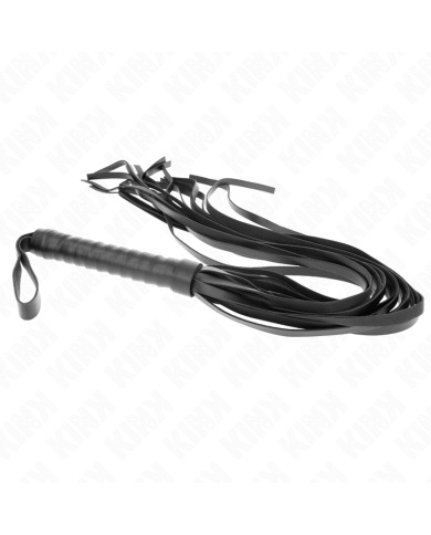 KINK LATIGO DE COLA LARGA Y MANGO CORTO NEGRO 70 CM KINK LATIGO DE COLA LARGA Y MANGO CORTO NEGRO 70 CM