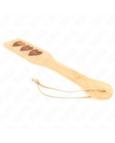 KINK PALA DE BAMBU DISENO CORAZON 32 X 55 CM KINK PALA DE BAMBU DISENO CORAZON 32 X 55 CM