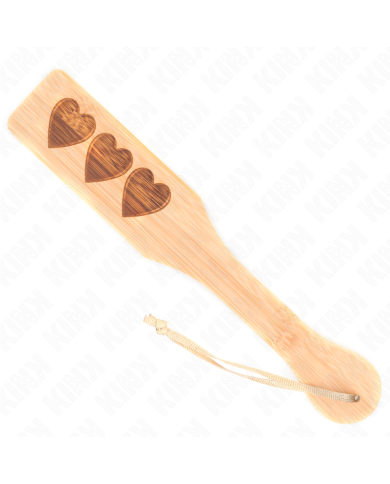 KINK PALA DE BAMBU DISENO CORAZON 32 X 55 CM KINK PALA DE BAMBU DISENO CORAZON 32 X 55 CM