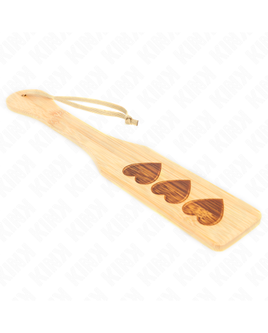 KINK PALA DE BAMBU DISENO CORAZON 32 X 55 CM KINK PALA DE BAMBU DISENO CORAZON 32 X 55 CM