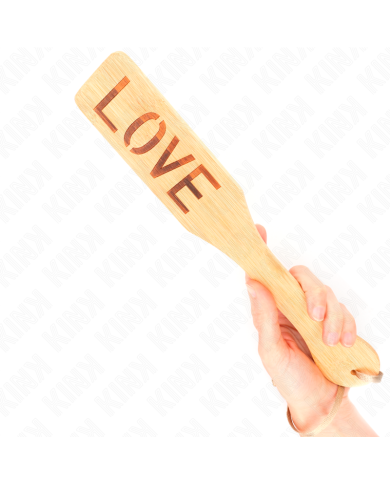 KINK PALA DE BAMBU PALABRA LOVE 32 X 55 CM KINK PALA DE BAMBU PALABRA LOVE 32 X 55 CM