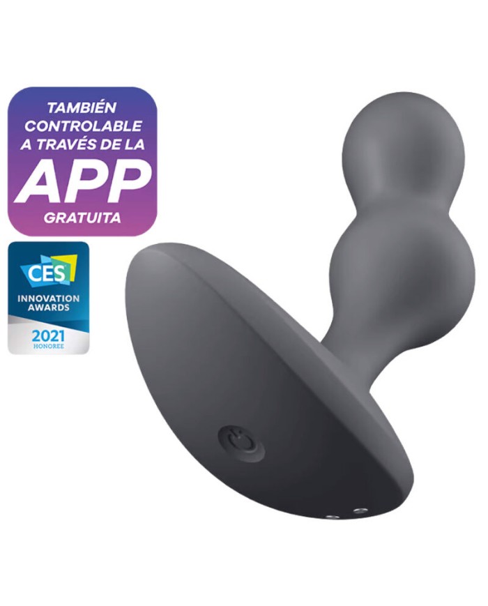 SATISFYER DEEP DIVER PLUG VIBRADOR APP GRIS