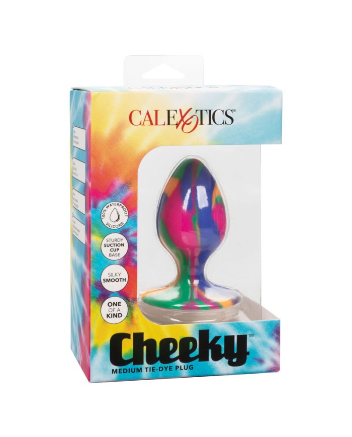 CALIFORNIA EXOTICS CHEEKY MEDIUM TIE DYE PLUG ANAL