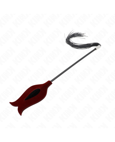 KINK LATIGO DE BORLA DE SILICONA CON FORMA DE ROSA 45 CM KINK LATIGO DE BORLA DE SILICONA CON FORMA DE ROSA 45 CM
