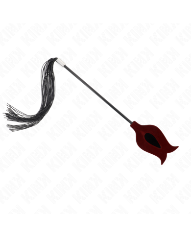 KINK LATIGO DE BORLA DE SILICONA CON FORMA DE ROSA 45 CM KINK LATIGO DE BORLA DE SILICONA CON FORMA DE ROSA 45 CM
