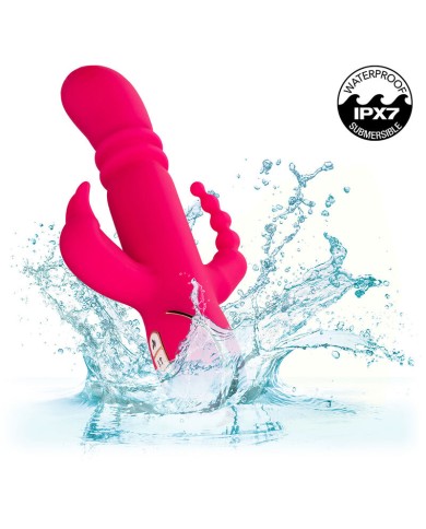 CALEXOTICS JACK FANTASY TRIPLE VIBRADOR CALENTABLE RABBIT ROSA CALEXOTICS JACK FANTASY TRIPLE VIBRADOR CALENTABLE RABBIT ROSA