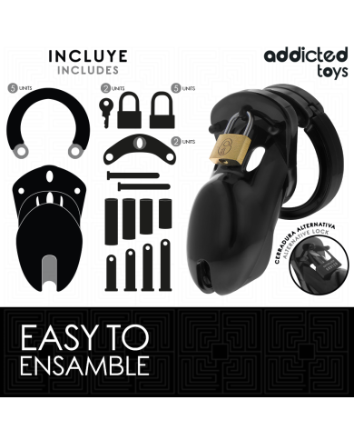ADDICTED TOYS LOCKED FORBIDDEN VAULT JAULA PARA PENE 10 CM