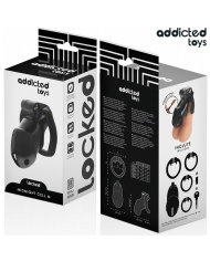 ADDICTED TOYS LOCKED MINDNIGHT CELL JAULA PARA PENE 42 CM TALLA M