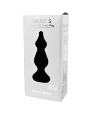 ADRIEN LASTIC AMUSE PLUG ANAL SILICONA NEGRO TALLA S