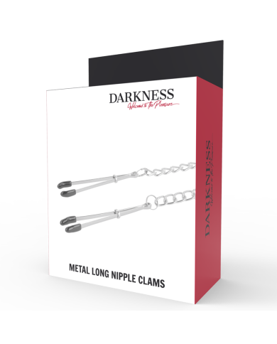 DARKNESS PINZAS AJUSTABLES PARA PEZONES METAL DARKNESS PINZAS AJUSTABLES PARA PEZONES METAL