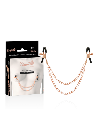 COQUETTE CHIC DESIRE FANTASY PINZAS METALICAS PEZONES CON CADENA COQUETTE CHIC DESIRE FANTASY PINZAS METALICAS PEZONES CON CADENA