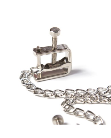 OHMAMA FETISH PINZAS METALICAS TORNILLO CON CADENA OHMAMA FETISH PINZAS METALICAS TORNILLO CON CADENA