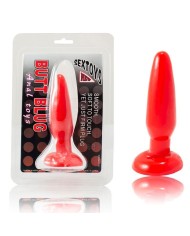 BAILE PLUG ANAL PEQUENO ROJO 15 CM