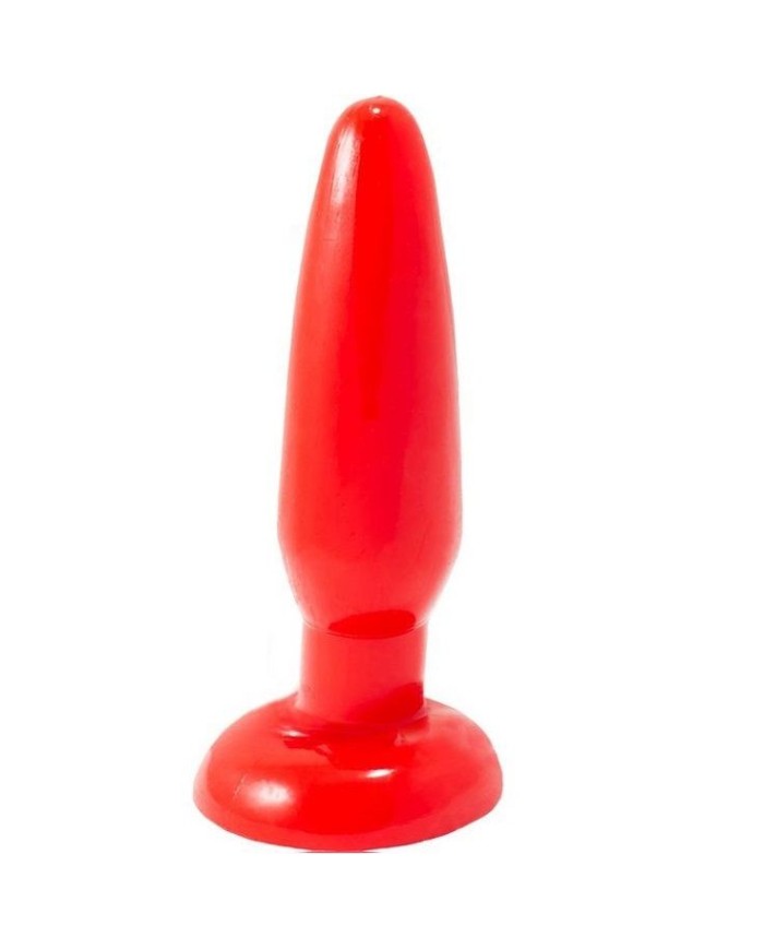 BAILE PLUG ANAL PEQUENO ROJO 15 CM