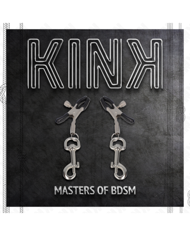 KINK PINZAS PARA PEZONES CON GANCHO 6 CM KINK PINZAS PARA PEZONES CON GANCHO 6 CM