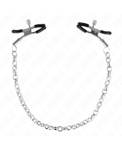 KINK PINZAS PARA PEZONES CON CADENA GRUESA 30 CM KINK PINZAS PARA PEZONES CON CADENA GRUESA 30 CM
