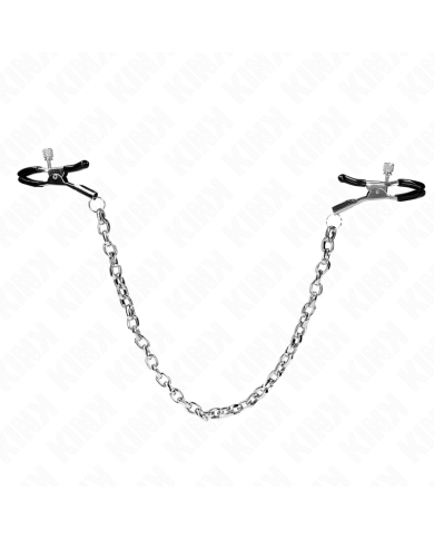 KINK PINZAS PARA PEZONES CON CADENA GRUESA 30 CM KINK PINZAS PARA PEZONES CON CADENA GRUESA 30 CM