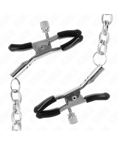 KINK PINZAS PARA PEZONES CON CADENA GRUESA 30 CM KINK PINZAS PARA PEZONES CON CADENA GRUESA 30 CM
