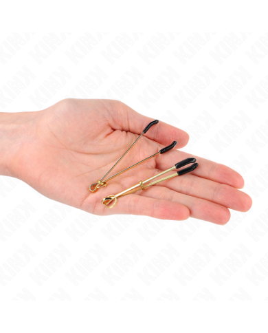 KINK PINZAS PARA PEZONES FINA DORADO 7 CM KINK PINZAS PARA PEZONES FINA DORADO 7 CM