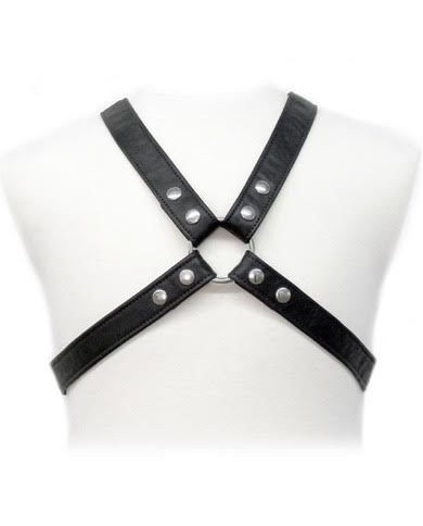 LEATHER BODY LASIC HARNESS IN GARMENT