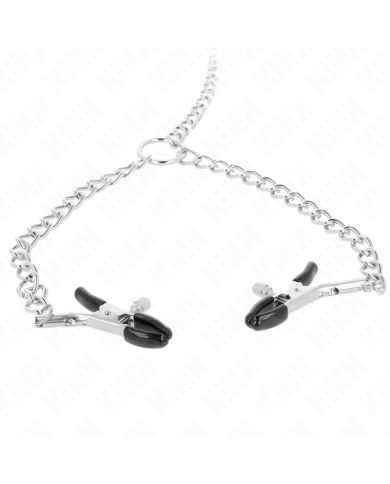 KINK PINZAS PARA PEZONES DOBLE 32 CM CON CADENAS 14 CM KINK PINZAS PARA PEZONES DOBLE 32 CM CON CADENAS 14 CM
