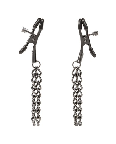 CALEXOTICS EUPHORIA PINZAS PEZONES CON CADENA 145 CM CALEXOTICS EUPHORIA PINZAS PEZONES CON CADENA 145 CM