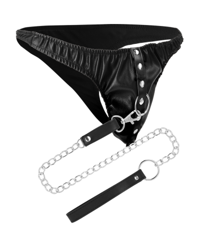 DARKNESS TANGA DE SUMISION CON CADENA METAL