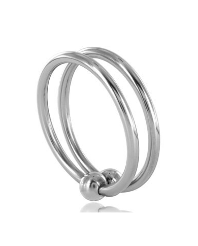 METAL HARD DOUBLE GLANS RING 32MM METAL HARD DOUBLE GLANS RING 32MM