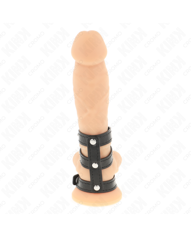 KINK ANILLO PENE POLIPIEL TRIPLE CON CIERRE A PRESION KINK ANILLO PENE POLIPIEL TRIPLE CON CIERRE A PRESION