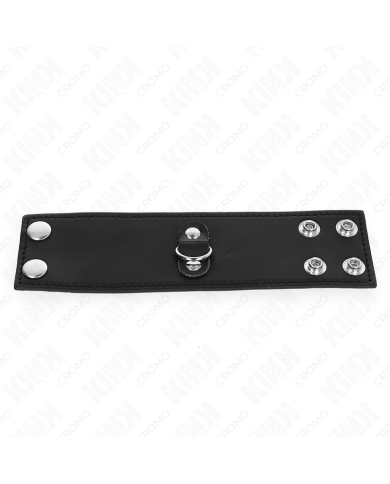 KINK ANILLO PENE CUERO CON CIERRE A PRESION 18 X 5 CM KINK ANILLO PENE CUERO CON CIERRE A PRESION 18 X 5 CM