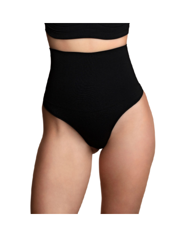 BYE BRA FAJA SIN COSTURAS ESTILO TANGA NEGRO TALLA S