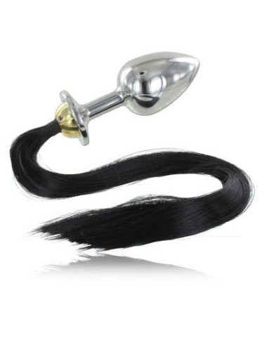 METAL HARD PLUG ANAL ACERO CON COLA 889CM METAL HARD PLUG ANAL ACERO CON COLA 889CM