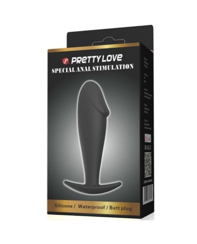 PRETTY LOVE PLUG ANAL SILICONA FORMA PENE NEGRO PRETTY LOVE PLUG ANAL SILICONA FORMA PENE NEGRO