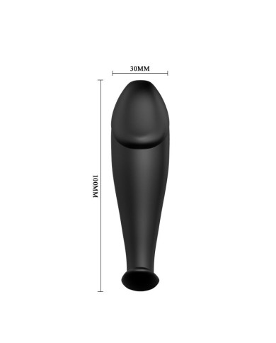 PRETTY LOVE PLUG ANAL SILICONA FORMA PENE Y 12 MODOS VIBRACION NEGRO PRETTY LOVE PLUG ANAL SILICONA FORMA PENE Y 12 MODOS VIBRACION NEGRO