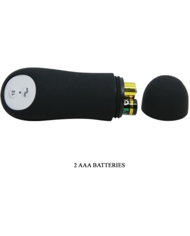 PRETTY LOVE PLUG ANAL SILICONA FORMA PENE Y 12 MODOS VIBRACION NEGRO PRETTY LOVE PLUG ANAL SILICONA FORMA PENE Y 12 MODOS VIBRACION NEGRO