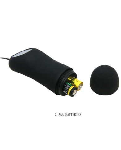 PRETTY LOVE PLUG ANAL SILICONA 12 MODOS VIBRACION NEGRO PRETTY LOVE PLUG ANAL SILICONA 12 MODOS VIBRACION NEGRO