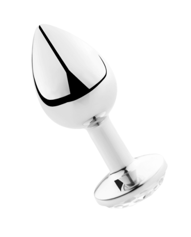 SECRETPLAY PLUG ANAL ALUMINIO TRANSPARENTE 7 CM SECRETPLAY PLUG ANAL ALUMINIO TRANSPARENTE 7 CM