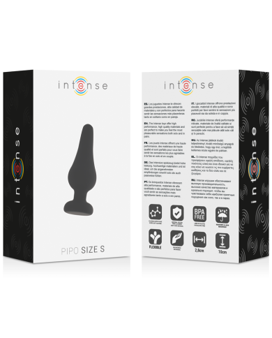 INTENSE ANAL PLUG PIPO S SILICONE NEGRO 98 CM INTENSE ANAL PLUG PIPO S SILICONE NEGRO 98 CM