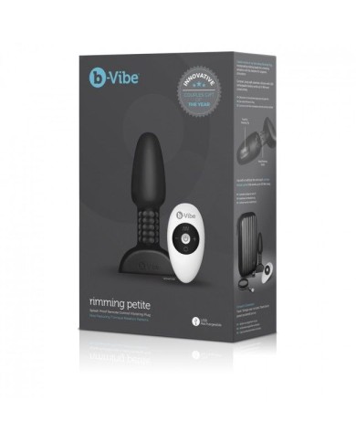 B VIBE RIMMING CONTROL REMOTO ANAL PLUG PETITE NEGRO B VIBE RIMMING CONTROL REMOTO ANAL PLUG PETITE NEGRO